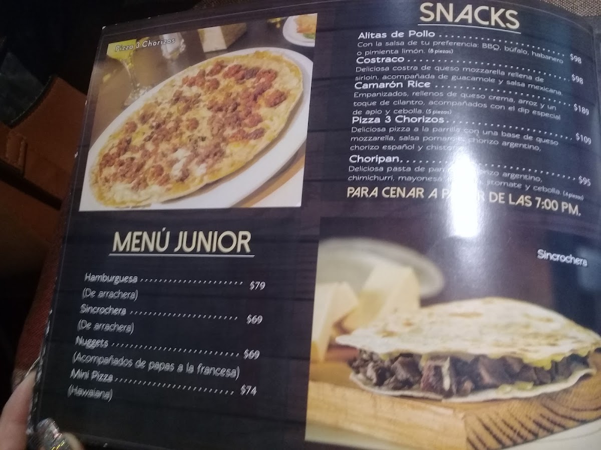 Jardin Del Asador Menu - Image 1