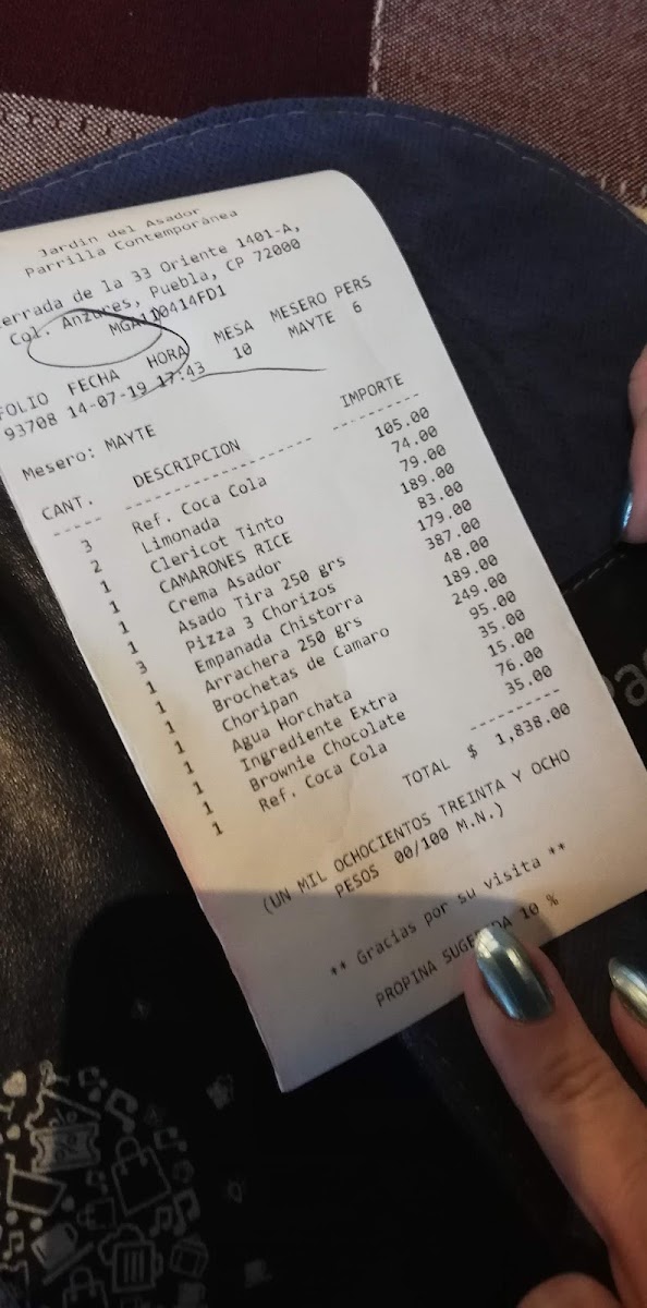 Jardin Del Asador Menu - Image 6